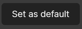 Set as Default.
