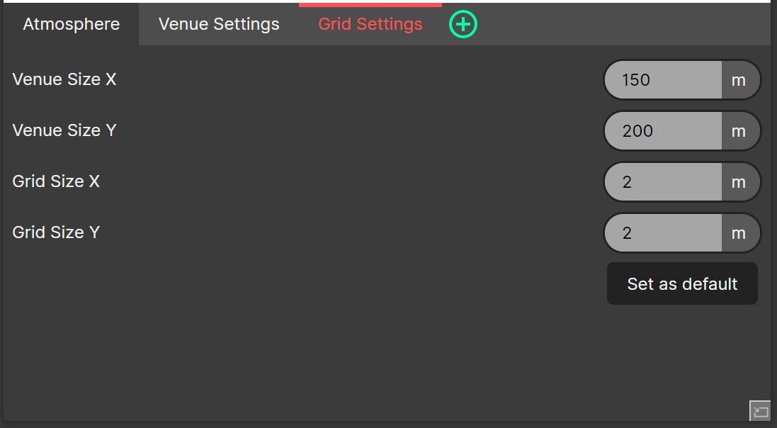 Grid Settings Panel.