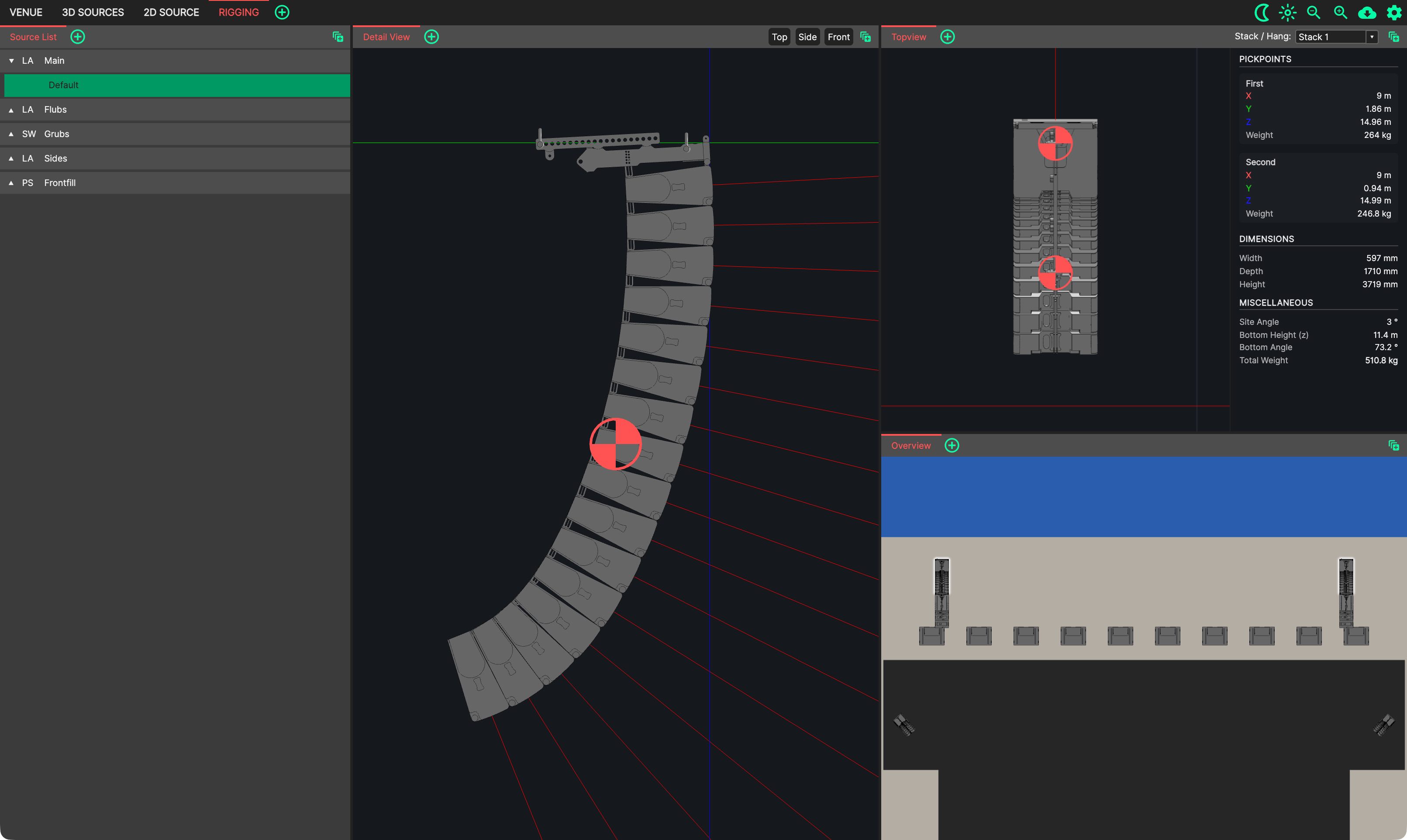 RIGGING Tab.